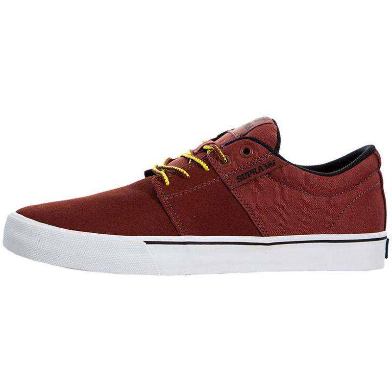 Zapatillas Bajas Supra Argentina Hombre - STACKS VULC II Rojas (KBYET-1934)